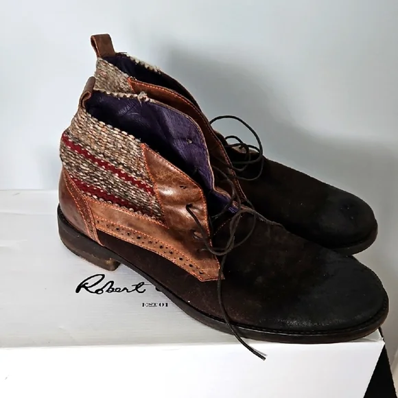 Robert Graham | Shoes | Robert Graham Chukka Boots In Brown  display picture 3